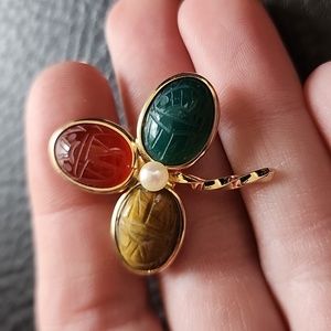 VTG gold filled Burt Cassell brooch